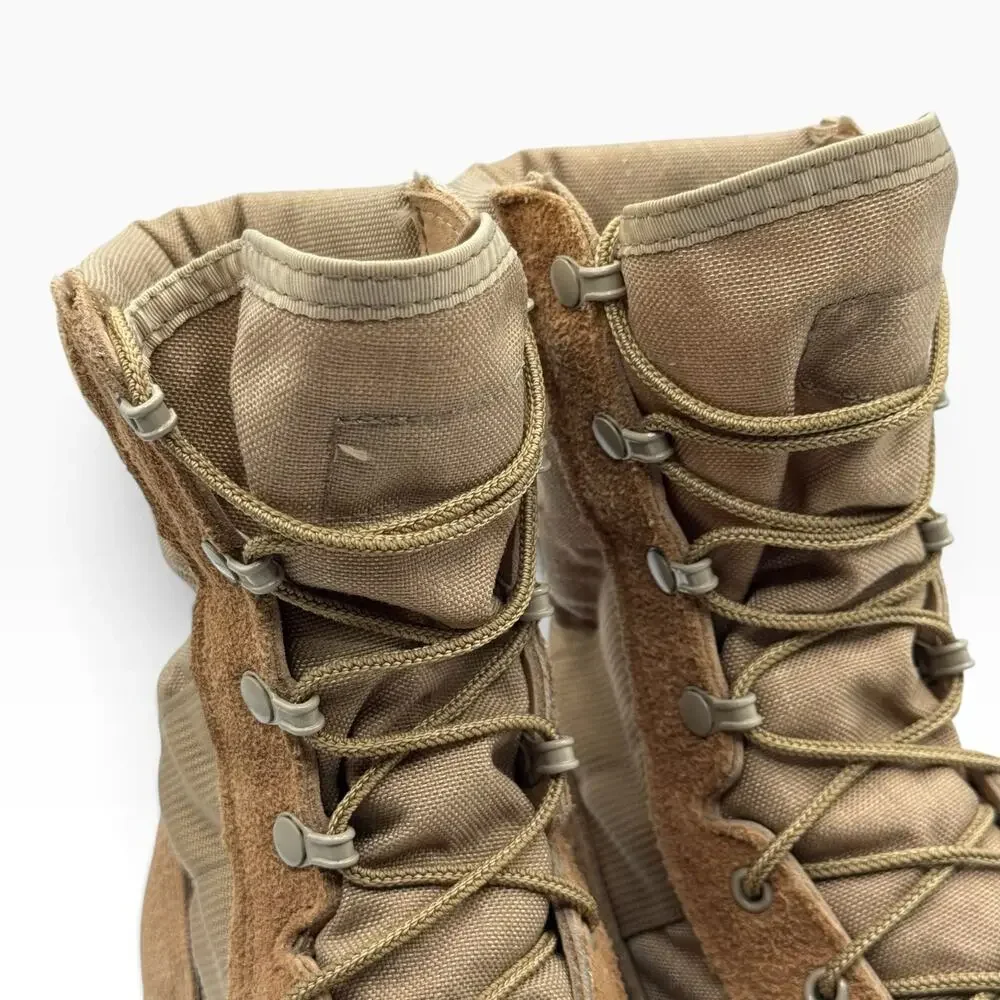 Belleville Mens 6R Steel Toe Hot Weather Desert Combat Boots Tan Made USA
